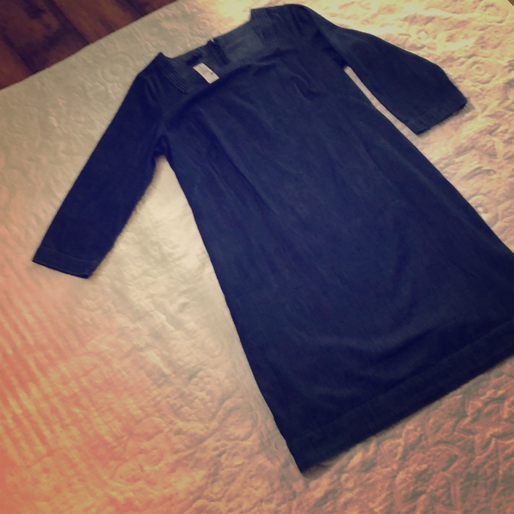 Talbots blue jean dress